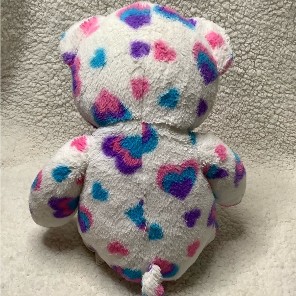 Build A Bear Workshop Hearts And Hugs Pink and Blue Bear Stuffed Animal BABW - Picture 3 of 7